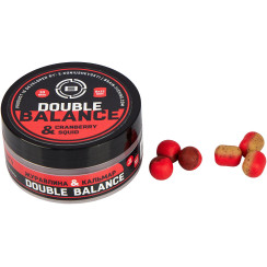 Brain Double Balance Cranberry & Squid Boilies 10+8x12mm