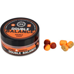 Brain Double Balance Double Fruit Boilies (Plum + Pineapple) 12+10x14mm