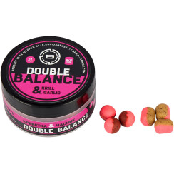 Brain Double Balance Krill & Garlic Boilies (Shrimp + Garlic) 12+10x14mm