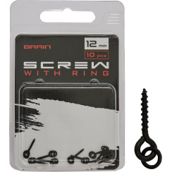 Винт для бойлов Brain Screw With Ring 12mm (10 шт/уп) SGCA-8026-12