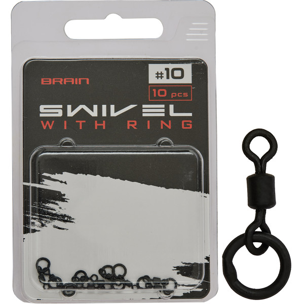 Brain Swivel with Ring #10 (10 pcs/pack) SGCA-8013-10