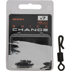 Вертлюжок с застежкой Brain Quick Change #7 (10 шт/уп) SGQS-8007-7