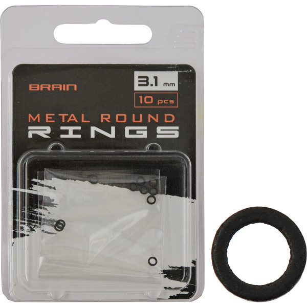 Brain Metal Round Rings 3.1mm (10 pcs/pack) SGQS-8017-2
