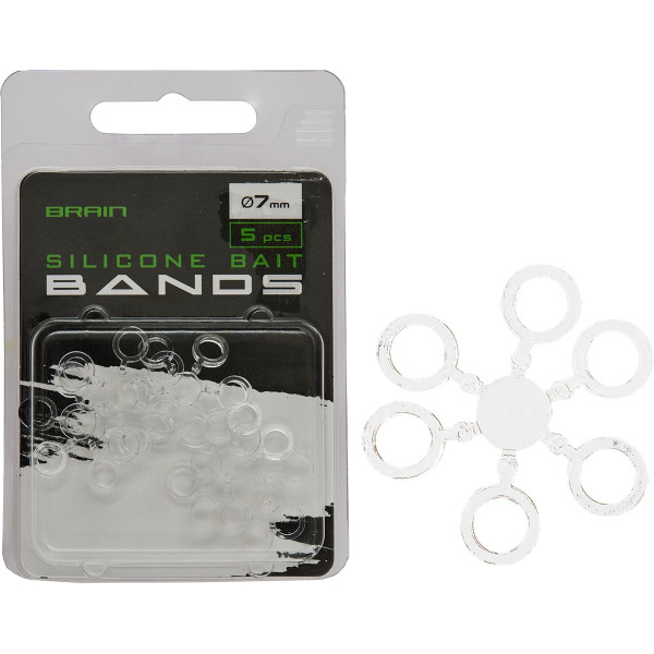 Brain Silicone Bait Bands M diameter 7mm (5 pcs/pack) SGCRS-302