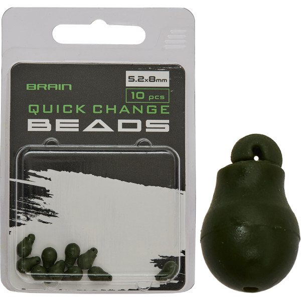 Коннектор Brain Quick Change Beads SS 5.2x8mm (10 шт/уп) SGXA-9291-SS