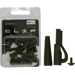 Безопасная клипса Brain Lead Clip With Stopper 34mm Green (10 шт/уп) SGXA-90472