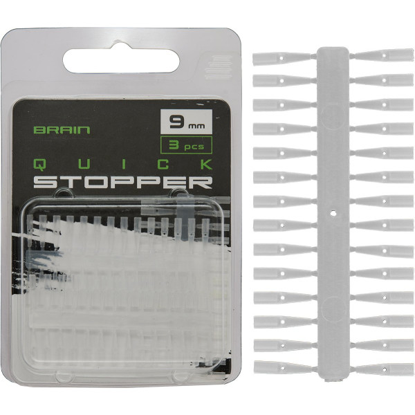 Brain Quick Stopper 9mm Boilie Stoppers (3 pcs/pack) SGXA-9012-9