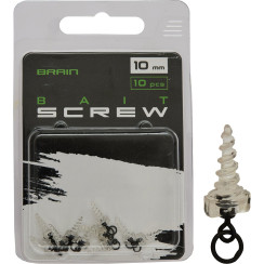 Винт для бойлов Brain Bait Screw 10mm (10 шт/уп) Clear SGXA-09