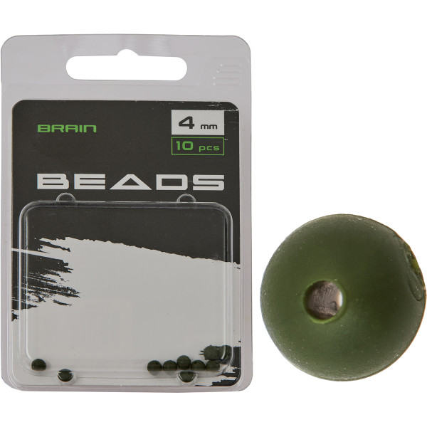 Brain Beads 4mm (10 pcs/pack) Green SGXA-9240-4