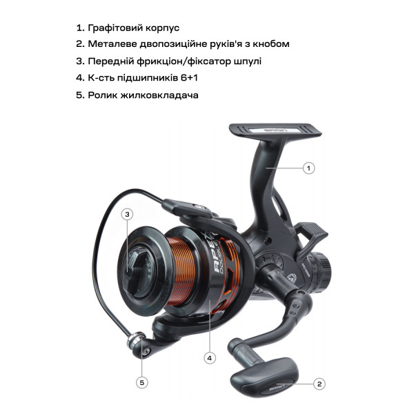Brain Apex Double Baitrunner 5000 Reel