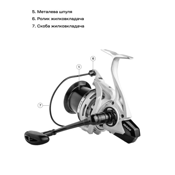Brain Apex SW 10000 9+1BB 4.4:1 Reel