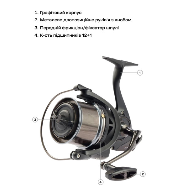 Brain Mission SE Reel 8000 12+1 BB 4.1:1