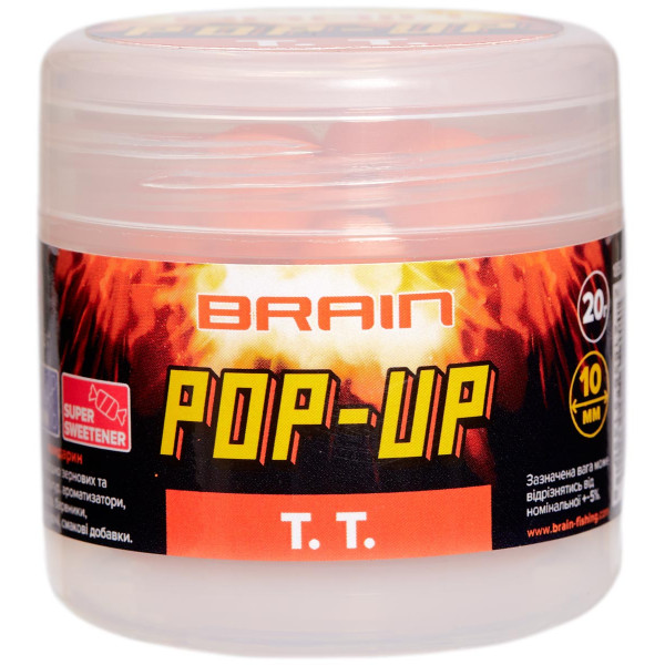 Бойли Brain Pop-Up F1 TT (мандарин) 10мм 20g