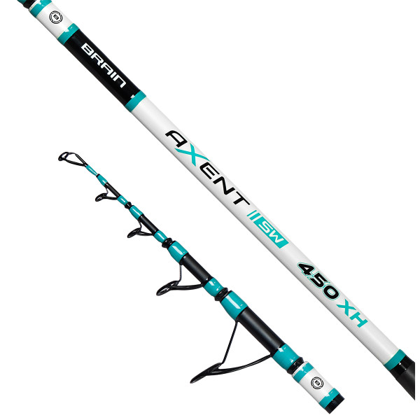 Удилище серфовое Brain Axent Tele Surf 4.50m max 200g