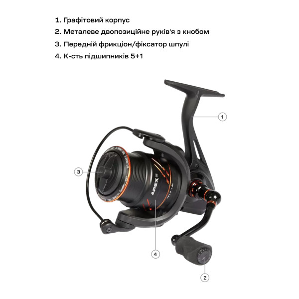 Brain Apex SE 4000S 5+1BB Reel