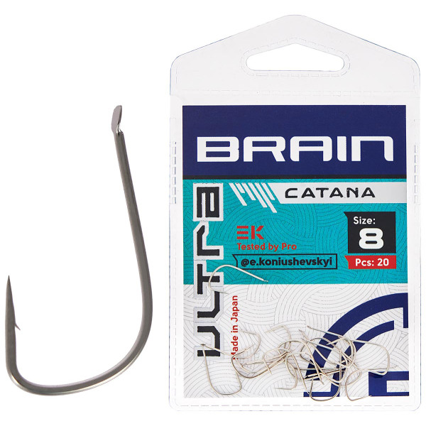 Brain Ultra Catana Hook #8 (20 pcs/pack)