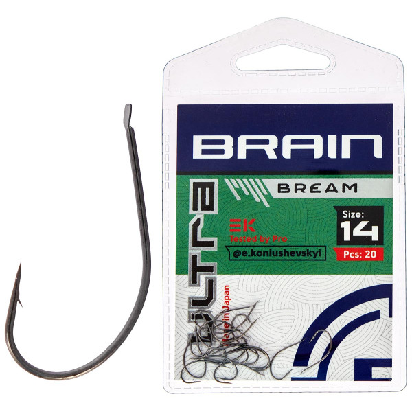 Brain Ultra Bream Hook #14 (20 pcs/pack)