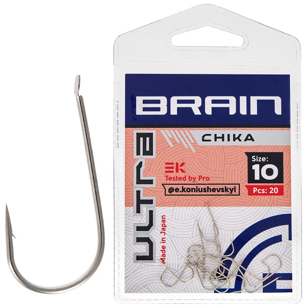 Крючок Brain Ultra Chika #10 (20шт/уп)