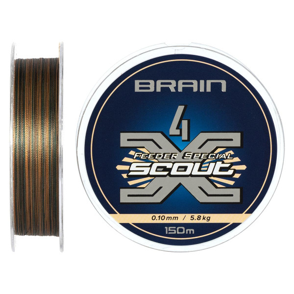 Cord Brain Scout 4X 150m (camo) 0.100mm 5.8kg
