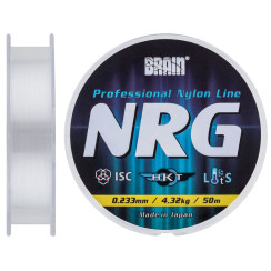 Brain NRG fishing line, 50m, 0.234mm, 4.32kg