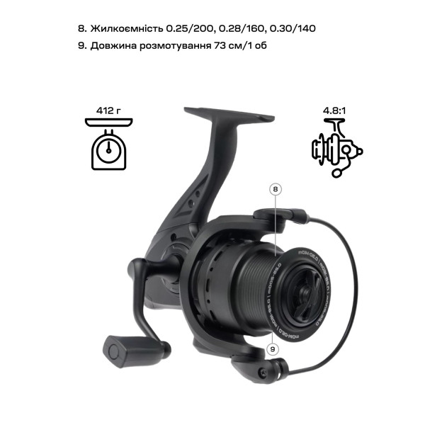 Котушка Brain Champ Feeder 5000 3+1BB 4.8:1
