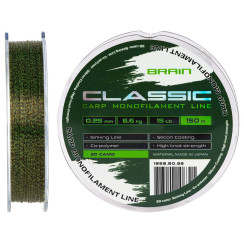 Brain Classic Carp Line 3D (camo) 150m 0.25mm 15lb 6.6kg