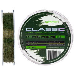 Brain Classic Carp Line 3D (camo) 150m 0.28mm 18lb 7.9kg