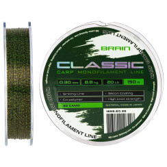 Brain Classic Carp Line 3D (camo) 150m 0.30mm 20lb 8.8kg