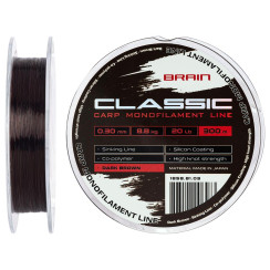 Brain Classic Carp Line (dark brown) 300m 0.30mm 20lb 8.8kg