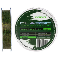Brain Classic Carp Line 3D (camo) 300m 0.25mm 15lb 6.6kg