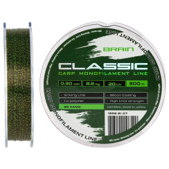 Brain Classic Carp Line 3D (camo) 300m 0.30mm 20lb 8.8kg