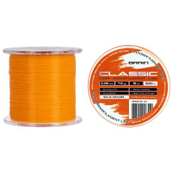 Brain Classic Carp Line (solid orange) 600m 0.28mm 18lb 7.9kg
