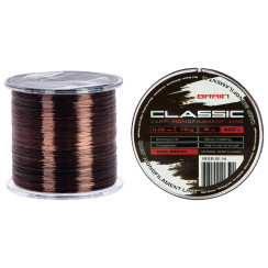 Brain Classic Carp Line (dark brown) 600m 0.28mm 18lb 7.9kg