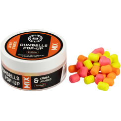 Бойлы Brain Dumbells Mix Double Fruit (cлива+ананас) 6х10mm 34g