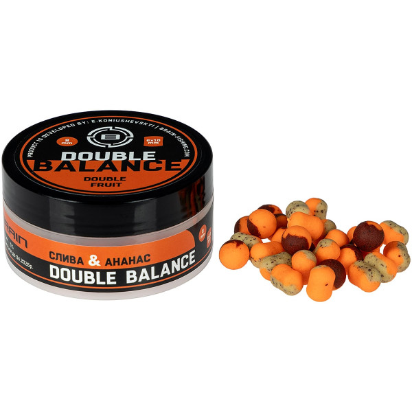 Бойли Brain Double Balance Double Fruit (слива+ананас) 08+06х10mm