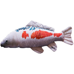 3KBaits Carp-Koi Pillow, Black and Red, New, 60x27cm