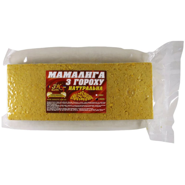 Mamalyga 3KBaits with peas Natural (natural) 1kg