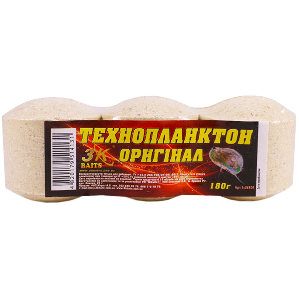 Technoplankton 3KBaits Original 180g (3pcs/pack)
