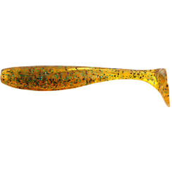 FishUP Wizzle Shad 5" Silicone #036 Caramel/Green & Black (4 pcs/pack)