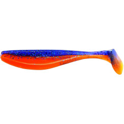 FishUP Wizzle Shad 5" Silicone #207 Dark Violet/Orange (4 pcs/pack)