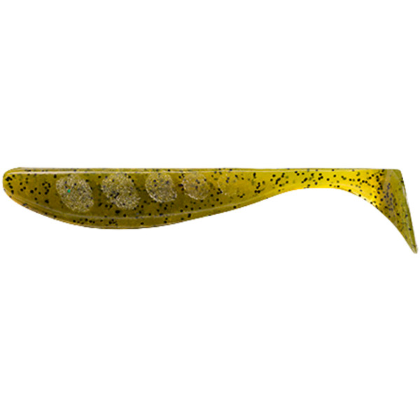 Силікон FishUP Wizzle Shad 3" #074 - Green Pumpkin Seed (8шт/уп)