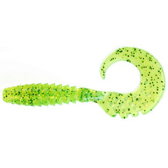 Silicone FishUP Fancy Grub 1" #026 - Flo Chartreuse/Green (12pcs/pack)