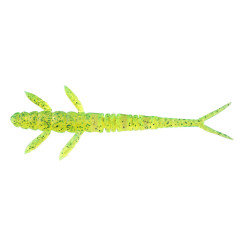 Silicone FishUP Flit 3" #026 - Flo Chartreuse/Green (8pcs/pack)