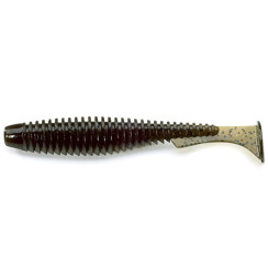 Силікон FishUP U-Shad 4" #043 - Watermelon Brown/Black (8шт/уп)