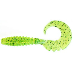 Silicone FishUP Fancy Grub 2" #026 - Flo Chartreuse/Green (10pcs/pack)