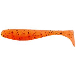 Силікон FishUP Wizzle Shad 2" #049 - Orange Pumpkin/Black (10шт/уп)