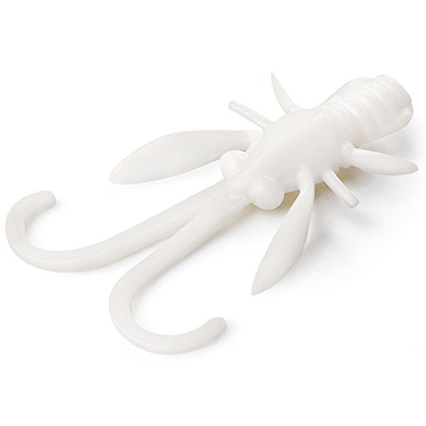 Силікон FishUP Baffi Fly 1.5" cheese taste #009 - White (10шт/уп)