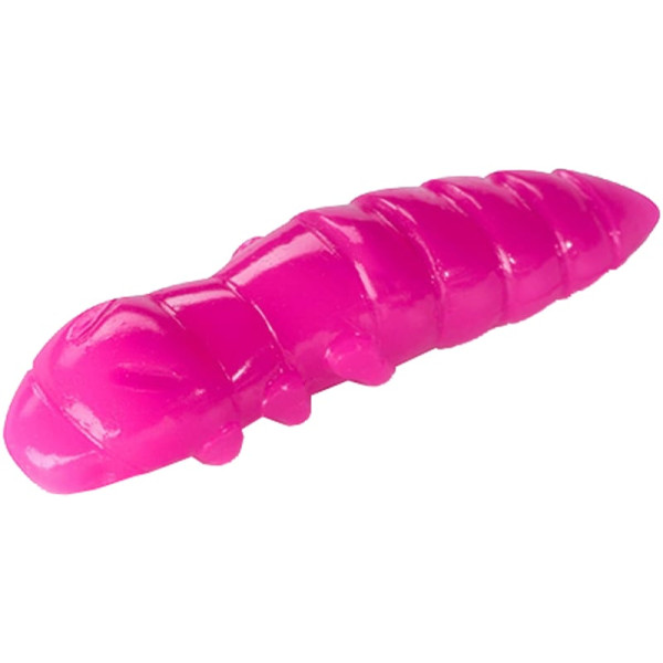 FishUP Pupa Silicone 0.9" Cheese Taste #112 Hot Pink (12 pcs/pack)