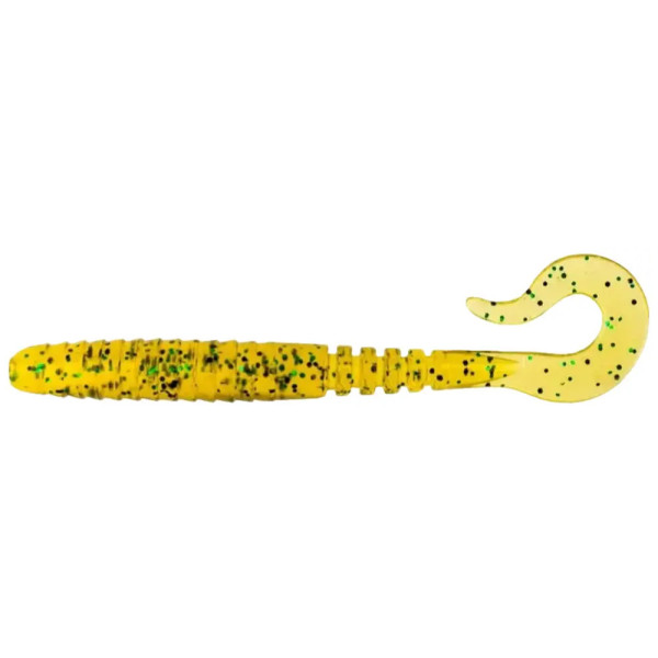 FishUP Vipo 2.8" Silicone #036 - Caramel/Green & Black (9 pcs/pack)