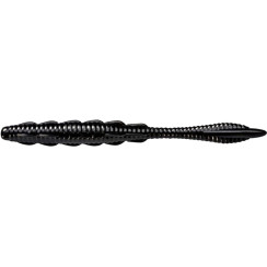 FishUP Scaly Fat Silicone 3.2" Cheese Taste #101 Black (8 pcs/pack)